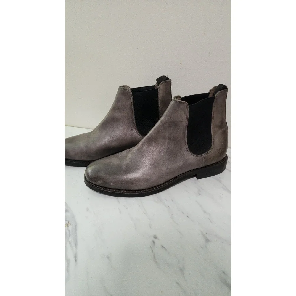 Frye Chelsea A9 Boot Gray little distress‎ 11.5